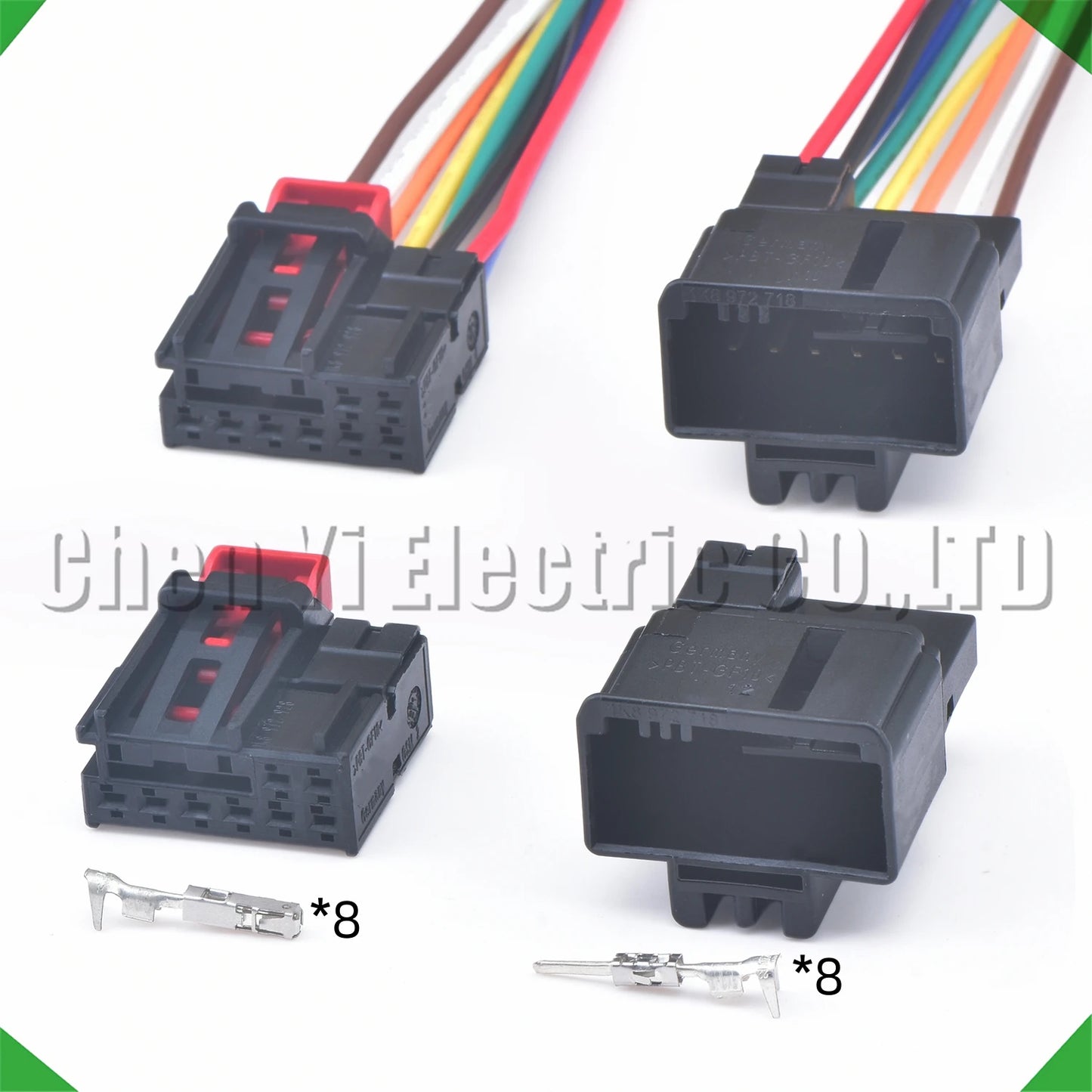 8 Pin Reverse & Tail Light Connector 1K8972718 For VW Golf Audi