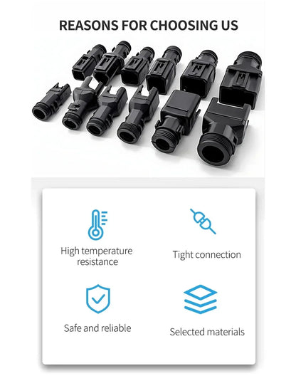2-12P DT Connector Male Female Tail Clip Set 1011-235-0405 with Corrugated Pipe Harness Protective Sheath