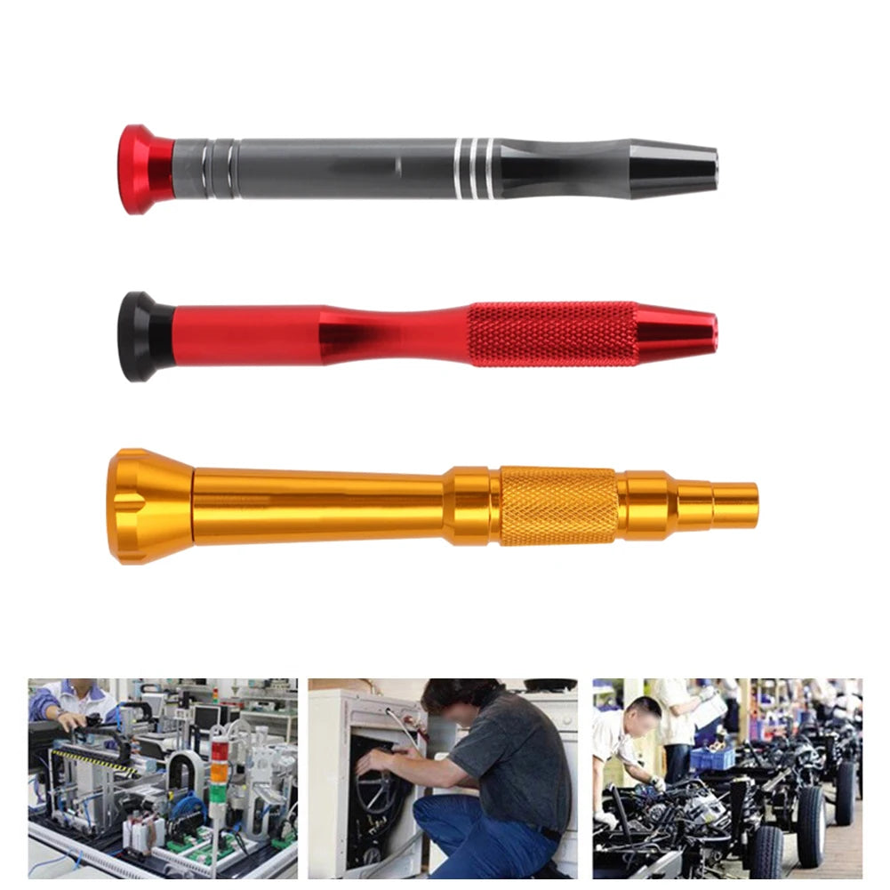 Hex Screwdriver Handle Aluminum Alloy Hex Bit Holder For Electronics Repair Hand Tools Accessories