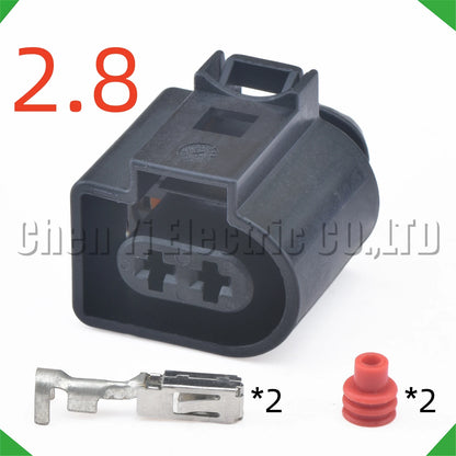2 Pin Fluid Pump & Oil Cooling Valve Connector 1J0973722 For VW Audi