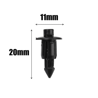 Motorcycle Plastic Rivets Fairing Clips Push Pin Expansion Fastener Retainer for Cowl Trim Panel Yamaha Kawasaki Suzuki Honda