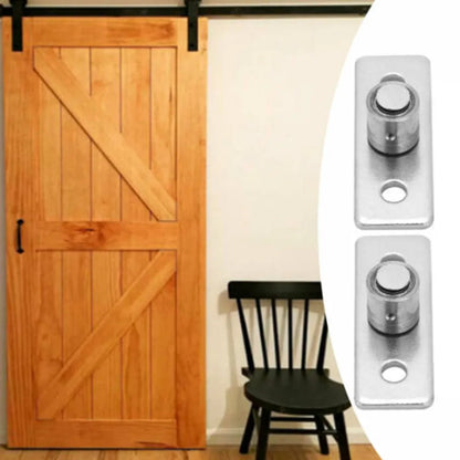 New Practical Home Door Floor Guide Anti-rust Barn Flat High Hardness Sliding Doors Stainless Steel 2 Pcs 2Pcs