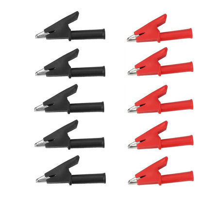 Easy Connect Crocodile Clips 2000V 30A Current Battery Connectors Black Crocodile Clips Strong Spring Mechanism