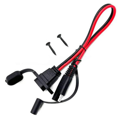 12AWG Cable Adapter Cable Heavy-duty Copper Wire Robust Construction 12AWG Copper Wire Charging Cable Generator