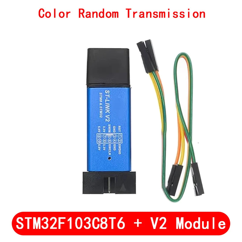 STM32F103C8T6 CH32F103C8T6 ARM Cortex-M3 Development Board with ST-LINK V2 Programmer