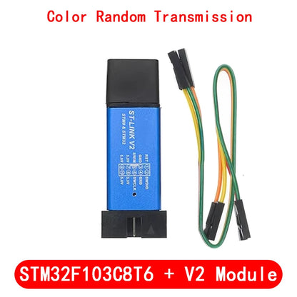 STM32F103C8T6 CH32F103C8T6 ARM Cortex-M3 Development Board with ST-LINK V2 Programmer