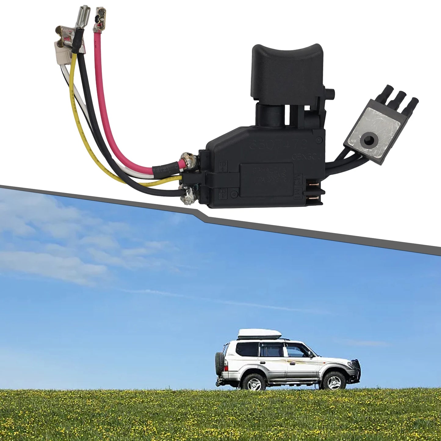 24VDC 650747-2 Switch For DDF446 DDF456 DHP446 BHP456 BDF456 Electric Drills Switch Tool Parts Power Tools Accessories