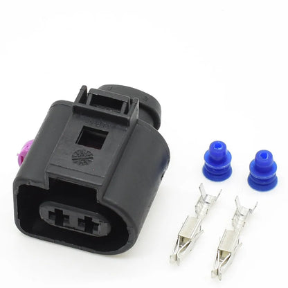 Automotive Wiring Harness Connector Electrical Horn Plug Compatible with 1J0973722 8D0973822 1717692-1