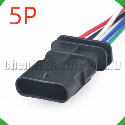 5 Pin Taillights Air Flow Meter Connector 4F0973705 1-2236898-3 for VW Audi