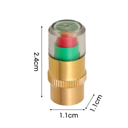 8/1pcs Car Tire Pressure Indicator Tire Pressure Gauge Indicator Alert Monitoring Valve Cap Sensor External Valve Detection