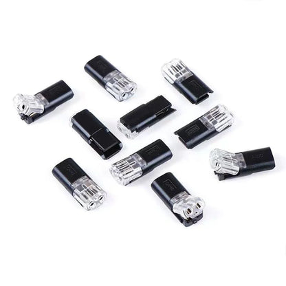 2 Pin Automotive Waterproof Connector Wire Terminal ABS 18-22AWG 300V 10A