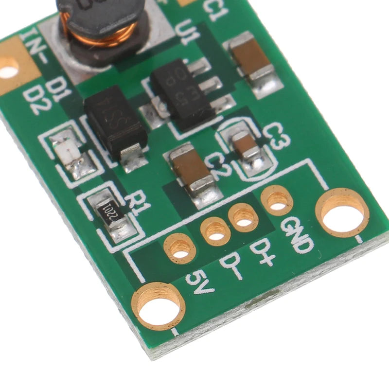 5V DC DC Converter Step Up Power Supply DC-DC Booster Boost Buck Converter Board Step-Up 500MA Voltage Regulator 0.9V-5V to 5V