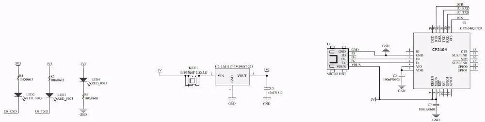 ESP8266/ESP32 Development Board Test Programmer and Downloader Socket for ESP Modules