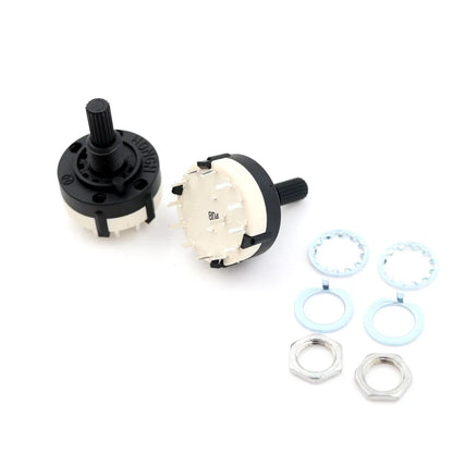 2pcs RS26 1 Pole Position 12 Selectable Band Rotary Channel Selector Switch
