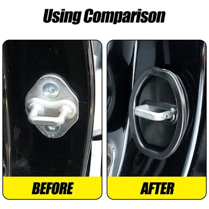 Universal Car Door Shockproof Silicone Cushion – Mute Shock Absorber Protective Cover for Door Latch (8/1PCS)