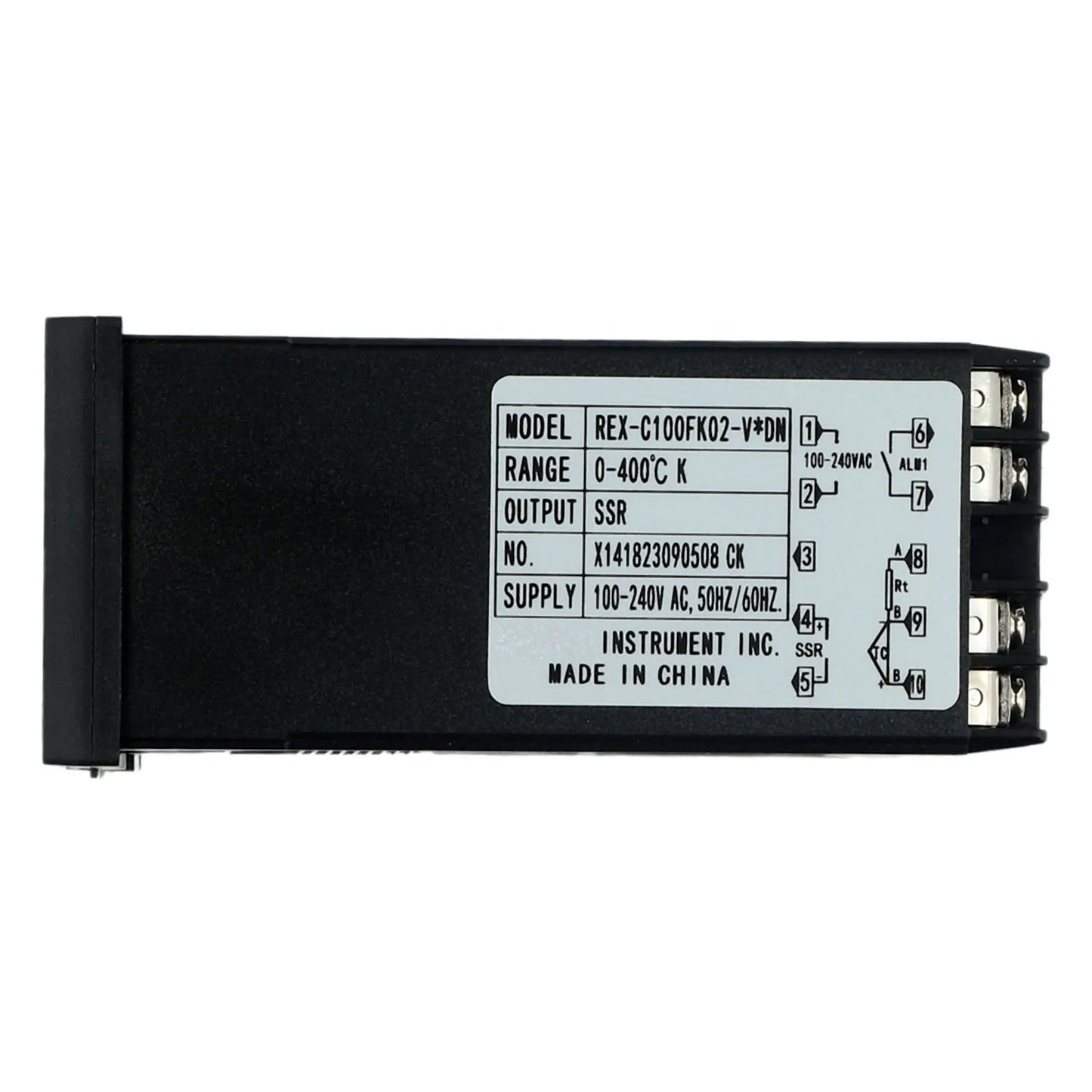 Comprehensive PID Controller Kit REX C100 For SSR 40DA and K Thermocouple for Effective Temperature Management
