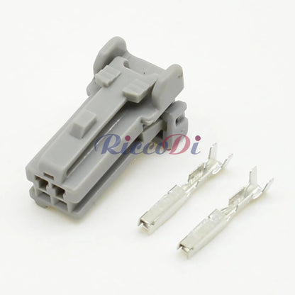 2-Pin 1.2mm Waterproof Connector DJ7026A-1.2-21 Female with Terminals Automotive Wiring Harness