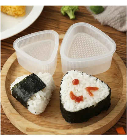 DIY Sushi Triangle Mould Onigiri Rice Ball Maker Sushi Tool