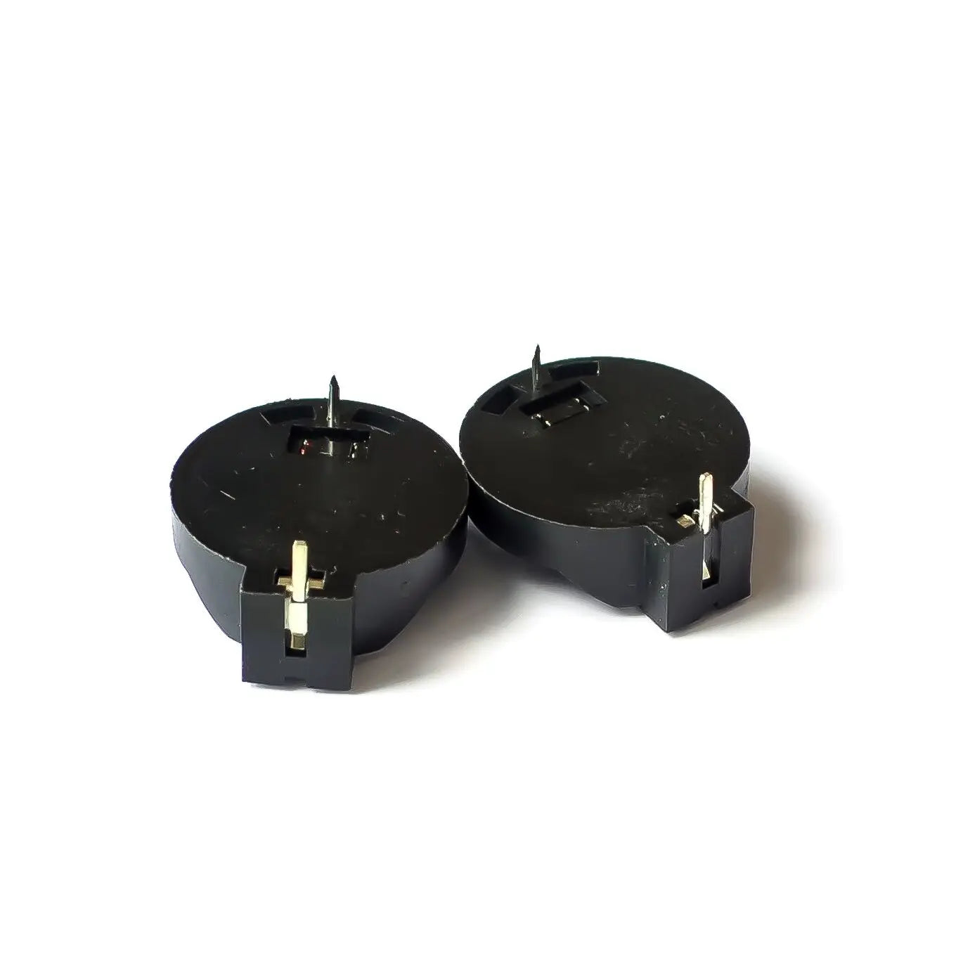 5pcs CR2032 DIP Battery Holder Socket Case for Button Cell Coin Batteries, Black