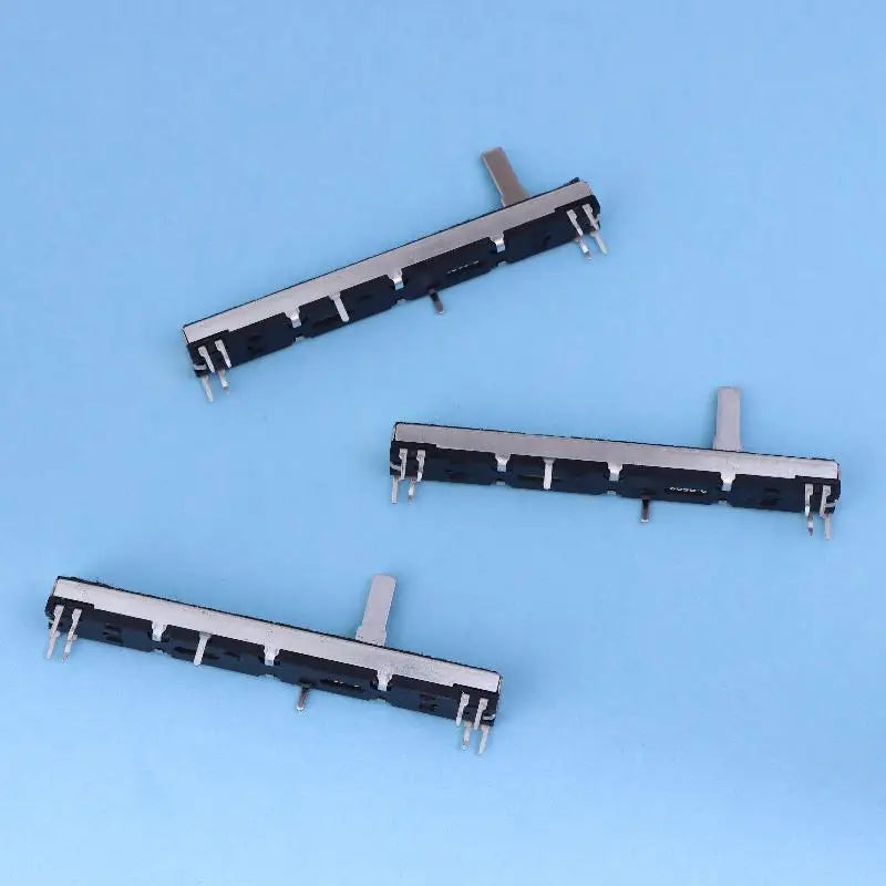 1pcs 75mm Straight Slide Potentiometer 8Pins A103 Double Fader A10K Soundcraft EFX8 Fader A10Kx2 A20KX2 A50KX2 B10KX2 A103 A203
