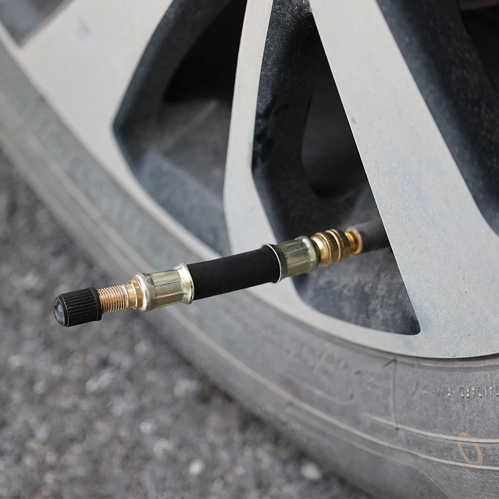 Flexible Rubber Tyre Valve Extension Tube 10/15/21cm for Cars & Trucks