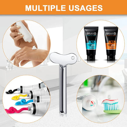Stainless Steel Toothpaste Squeezer Metal Tube Roller