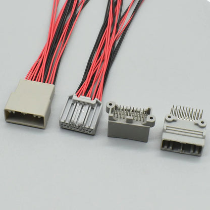 MX34020SF1 / MX34020UF1 Automotive 20-Pin CD Audio Connector — Honda PCB Cable Socket for Car Speaker & Antenna