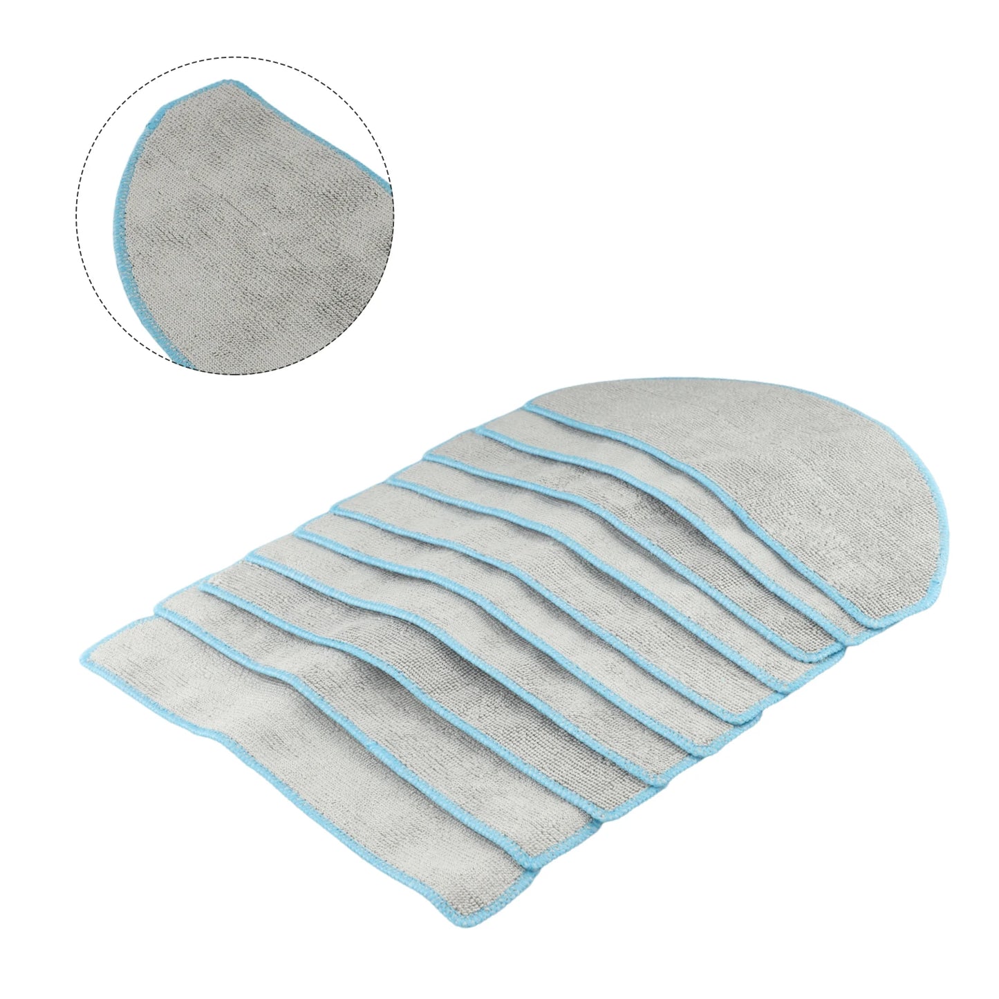 Reusable Mop Cloth Robot Vacuum Accessory High-quality Microfiber Long-lasting Material Cost-effective For Essential
