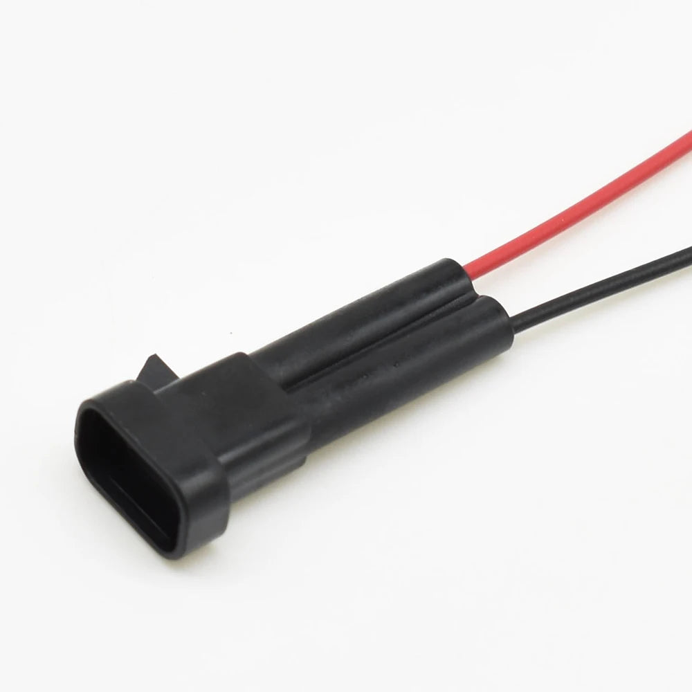 Wuling Excelle Sail Fuel Injector 2Pin Waterproof Connector Plug with Terminal for Methanol Modified Cars