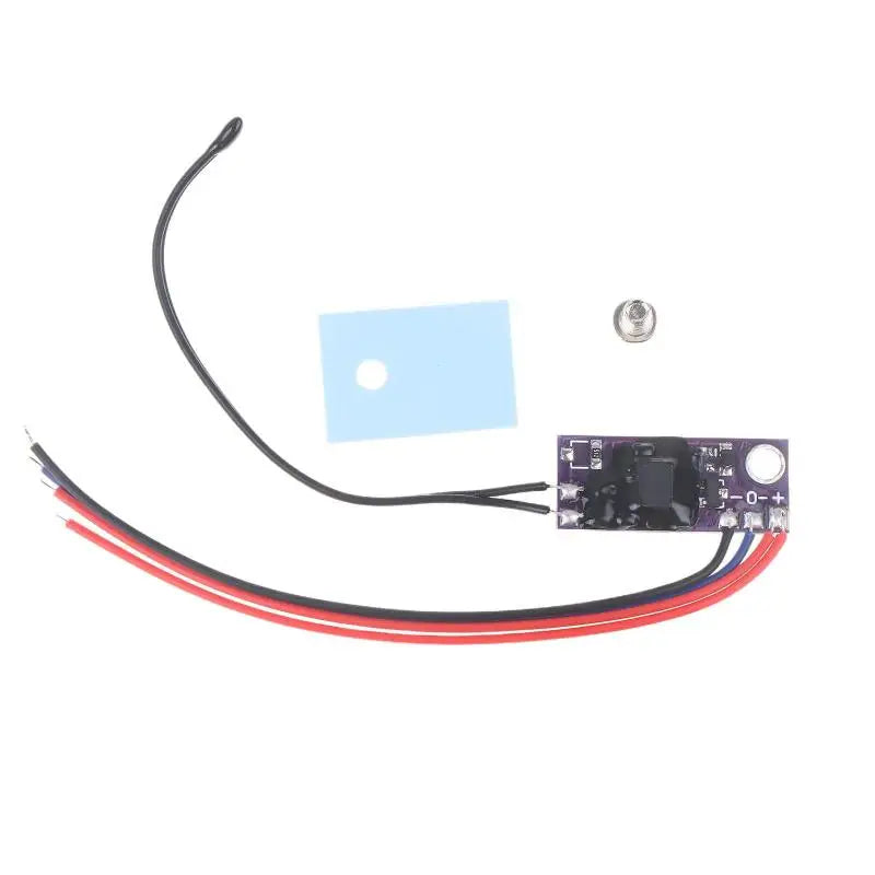 Automatic Speed Adjust Temperature Probe Compatible PC Fan Controller With 2-Wire 3-Wire Fans DC 5V 12V For Router CPU Heatsinks