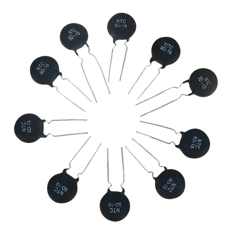 10PCS 5D-15 NTC Thermistor Temperature Sensor for Electronics