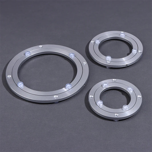 Smooth Swivel Plate Rotating Table Rotating Round 5/5.5/8/10/12 Inches Aluminum Ball Bearing Turntable Bearings Swivel Plate