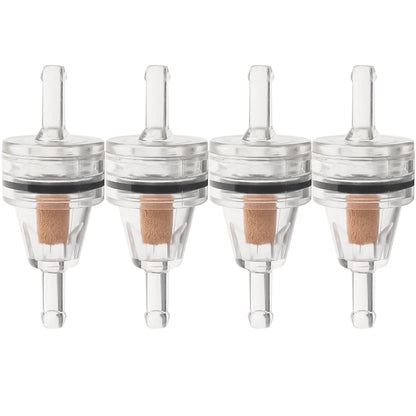 1/4pcs Motorcycle Fuel Filter Universal Gas Inline Fuel Filter Engine Inline Gasoline Filters Scooter Filter Tool for Kawasaki