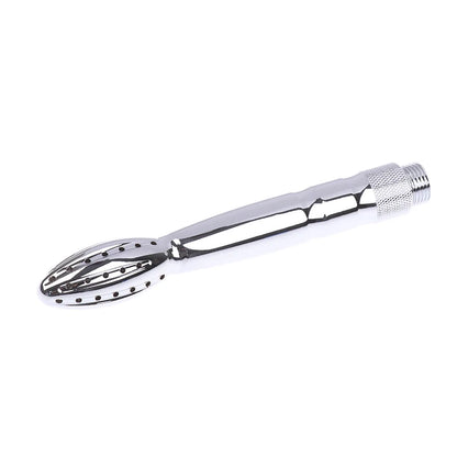 Aluminum Alloy Silver Bidet Anal Enema Shower Head Anus Cleaning Wash Douche Portable Sprayer Thread