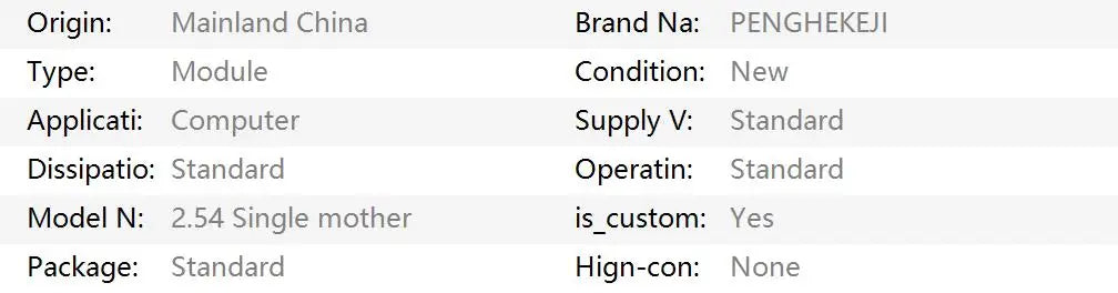 5PCS Single Row Female Pin Header Socket 2.54mm Pitch 1-40P Connector