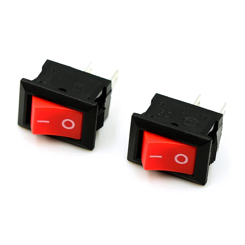 2pcs/lot KCD1-11-2P Mini Rocker Switch ON-OFF 2 Pin Power Switch 13.5x9mm Panel Mount