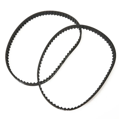Geared Belt Cog Cog Geared Belt Stable transmission Low Noise Low noise Parts Stable Transmission 2pcs 90228-060 Black