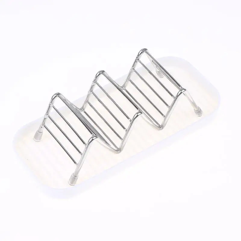 Stainless Steel Soap Rack 2/3 Grids Moisture-Proof Sink Storage Shelf