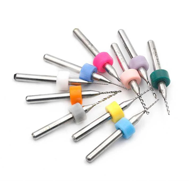 0.3mm–1.2mm Tungsten Steel PCB Mini Drill Bits for CNC and Printed Circuit Boards