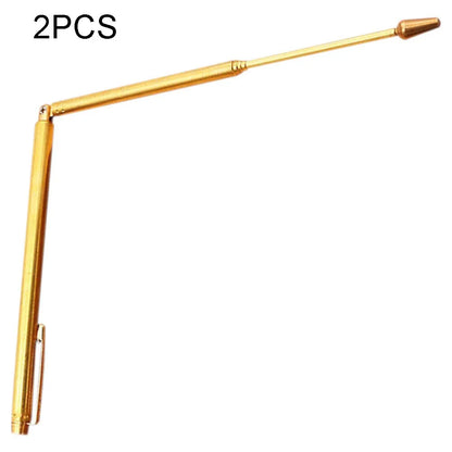 2PCS 99.9% Copper Detector Metal Detector Rod For Water Treasure Finding Tools Divining Copper Probing Rod 150MM±5MM Gathering