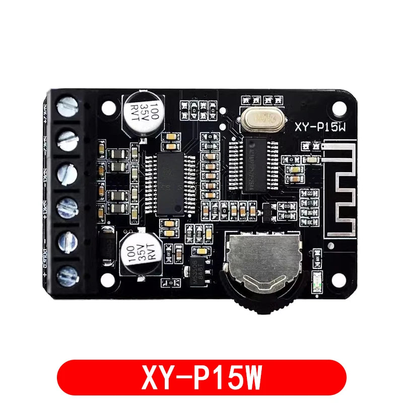 Stereo Bluetooth Power Amplifier Board 12V/24V High-Power Digital Module XY-P15W XY-P40W