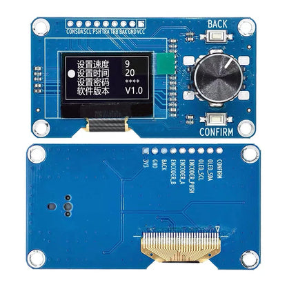1.3-Inch and 0.96-Inch OLED Display with EC11 Rotary Encoder Module I2C Interface