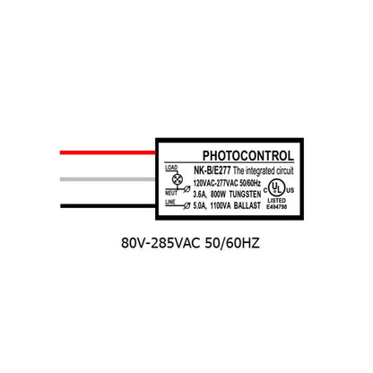 For Outdoor Lighting Photoelectric Sensor Switch 2PCS Dusk to Dawn 120 277V Weather Resistant for Hardwired Lamp Posts