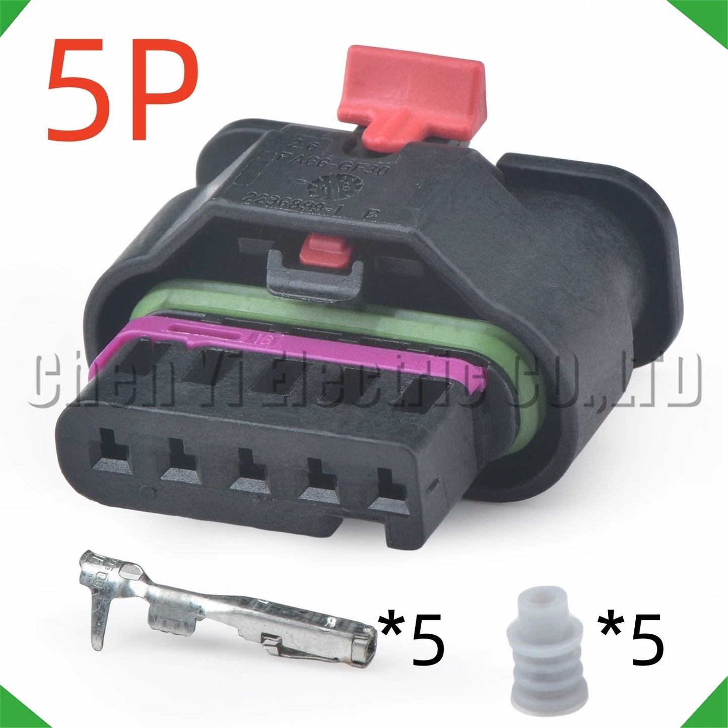 5 Pin Taillights Air Flow Meter Connector 4F0973705 1-2236898-3 for VW Audi