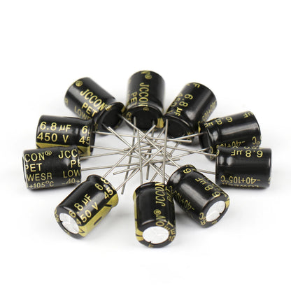 Aluminum Electrolytic Capacitor 450V 6.8uF High Frequency Low ESR Low Resistance