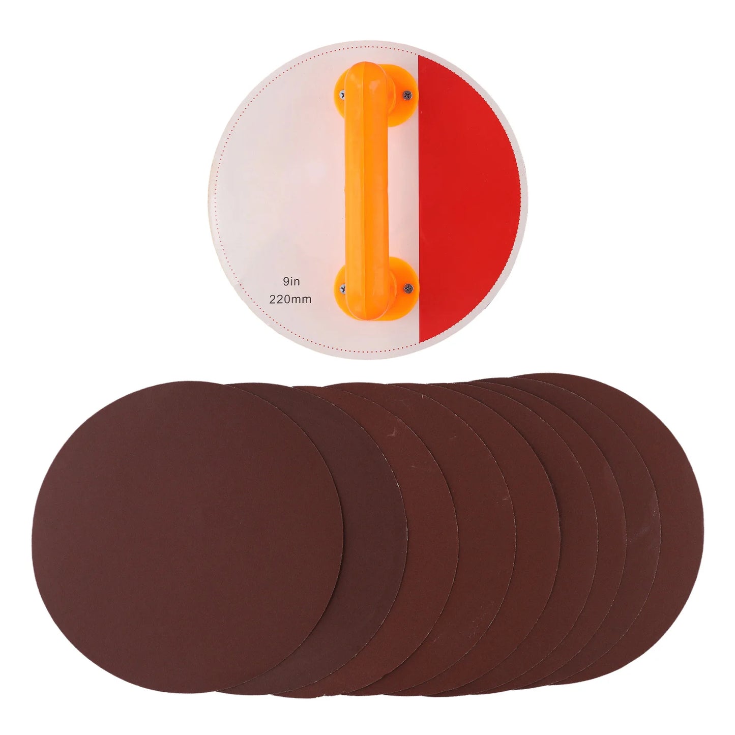 9-inch 9-Inch Sandpaper Holder Quick Replace Sandpaper Holder Versatile Sandpaper Holder Quick Sandpaper Replacement