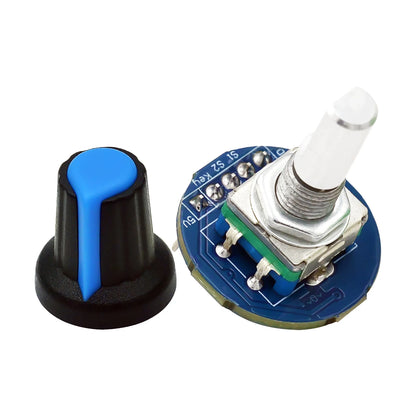 360 Degree Rotary Encoder Module with Knob for Arduino KY-040 EC11 RV09
