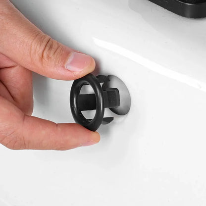 Sink Overflow Ring Cover Plug Bathroom Basin Drain Hole Cap 4/1PCS