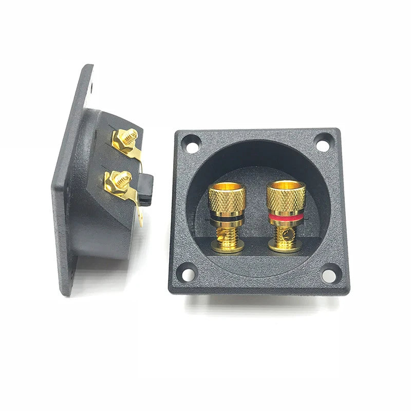 New Car Stereo Ser Box Terminal Round Spring Cup Connector Subwoofer Plug Ser Terminal Cup Round Spring Cup Subwoofer Plug