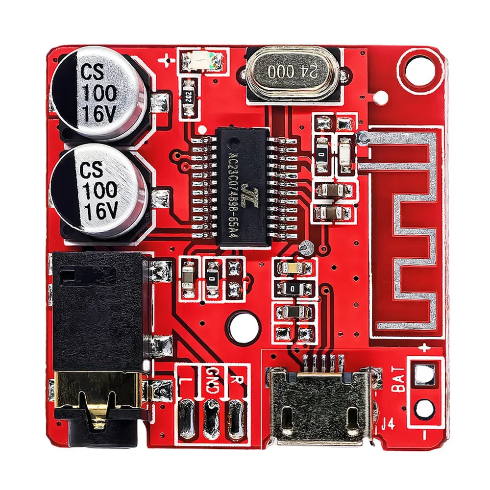 VHM-314 Bluetooth 5.0 Audio Receiver Board 3.7-5V Wireless Stereo MP3 Lossless Decoder XY-BT-Mini